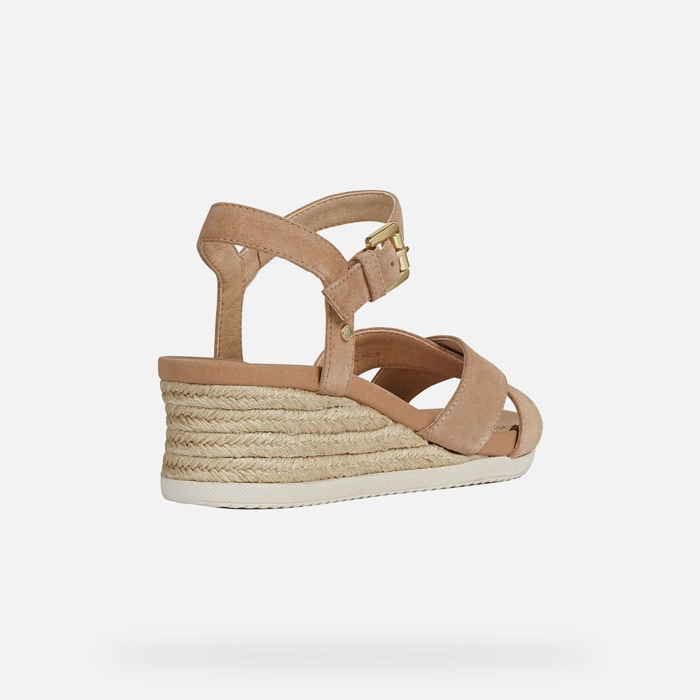 Sandalias Geox Senhora Caqui - Ischia - IJSNW4182